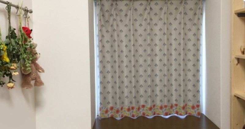 ボトムアクセントカーテン＜ブランシュ　ナチュラル＞のレビュー写真です